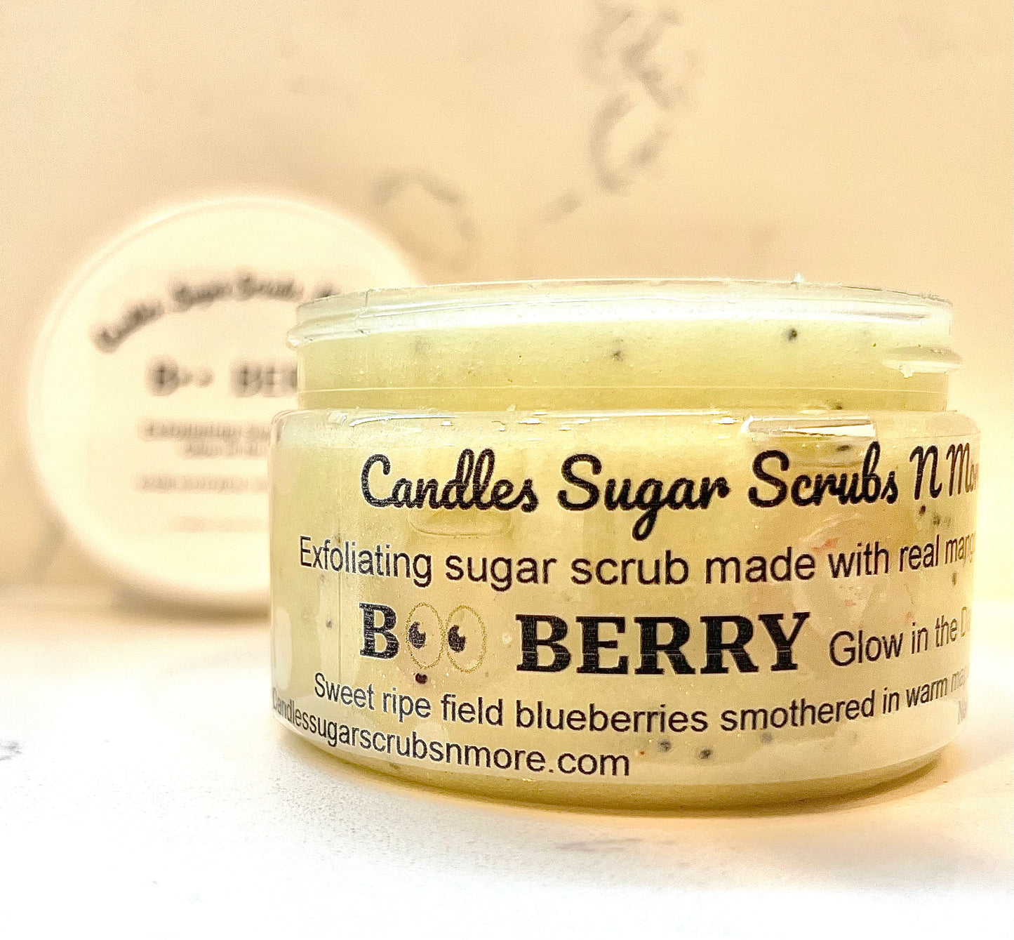 Boo Berry Glow in the dark Exfoliating Sugar Scrub
