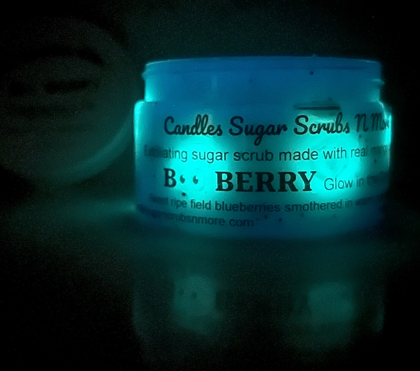 Boo Berry Glow in the dark Exfoliating Sugar Scrub